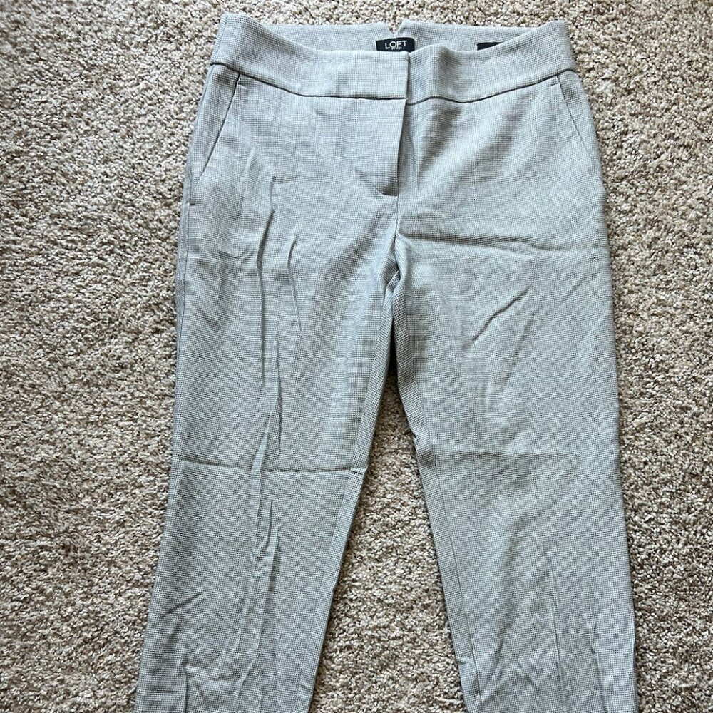 Loft Women's Houndstooth Pants (Never Worn)